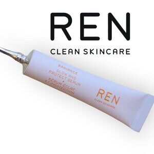 REN Clean Skincare Radiance Glow & Protect Serum 5mL Travel Size NWT